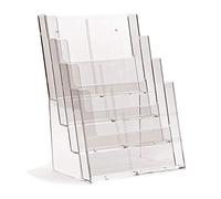 Soporte para Folletos Taymar con 4 Estantes en Formato DIN A4 Vertical de Presentación
