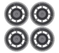 Soporte para fregona Dreame para x50 Pro para x40 S40 S50 Robot Aspirador - Soporte de repuesto ABS accesorio de placa de disco fácil de instalar, gris, 12,6 cm (juegos trimestrales)