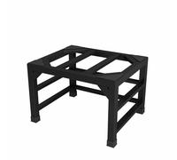 Soporte para frigorífico de Alta Resistencia, Pedestal para Lavadora y Secadora con 4 Patas robustas, Base Universal para electrodomésticos, palé Dividido para Uso doméstico (Negro, 56x56x30cm)