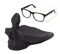 Soporte para Gafas de Calavera, Soporte de Exhibición de Resina Sintética, Soporte Decorativo para Gafas para el Hogar, Uso en Tienda de Gafas