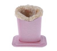 Soporte para gafas de piel sintética para funda de terciopelo con forro de felpa para gafas que descansa de forma segura en la pared organizadora de joyas, talla única, como se describe