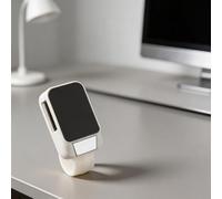 Soporte para gafas de sol de coche para visera de sol, mantiene las gafas y objetos pequeños organizados y seguros durante el viaje (blanco-1)