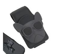 Soporte para gafas de sol de coche, piel sintética, clip para gafas de sol, soporte para gafas, clip para tarjetas de billete, almacenamiento interior para sedán, SUV, MPV