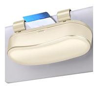 Soporte para Gafas de Sol: organizadores automáticos antiarañazos de Ajuste Ancho, Cuerpo de ABS, mandíbula Forrada de Espuma, Junta giratoria de 360 Grados | Soporte para Gafas de Coche pa