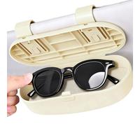 Soporte para gafas de sol para clip de parasol | Organizadores universales para coche, antiarañazos, organizador para sombrilla, para viajes, cumpleaños, día de la madre, día del padre, vehículo guía