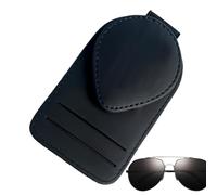Soporte para gafas de sol para coche, organizador de piel sintética para automóvil, soporte para gafas de sol, para camión, furgoneta, interior, conductor, viaje, hombres, mujeres, adolescentes, niños