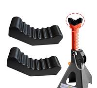 Soporte para gato de coche de 3 toneladas, almohadilla de goma ranurada, bloque de soporte de elevación, marco de elevación, protector de soldadura antideslizante, cojín adaptador de suelo