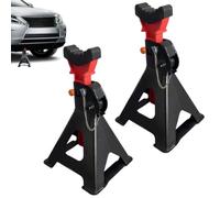 Soporte para gato hidráulico, resistente, ajustable y con bloqueo | Soporte para gato hidráulico, soporte de apoyo robusto, ajuste de altura bloqueable que proporciona un agarre estable para