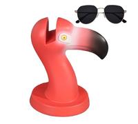 Soporte para globo ocular - Soporte para gafas, soporte para gafas de flamenco, soporte para gafas de flamenco, soporte de madera creativo de moda hecho a mano para dormitorio en el lugar de trabajo