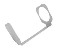 Soporte para goteo de café para soportes de filtro elaborados a mano, construcción de hierro, 8 cm de diámetro, compatible con la mayoría de las bebidas Kalita Wave (plateado)