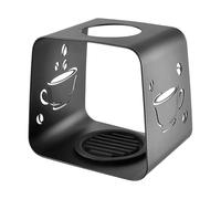 Soporte para goteo de café - Soporte de goteo portátil de 15 cm, soporte plegable para cafetera, soporte manual para cafetera, soporte de acero inoxidable para senderismo, viajes, caravanas, picnics
