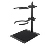 Soporte para Gotero de café, Estación de Goteo de café de Doble Capa Multiusos con Cafetera de Vidrio, Taza de café Negra, Taza con Filtro para Hacer café, Soporte para Gotero de