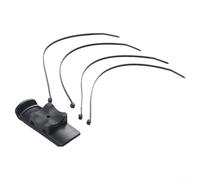 Soporte para GPS de bicicleta compatible con Garmin para Oregon para Dakota Etrex 10 20 30 GPSMap 62 62S Series Soporte de dispositivo de navegación con bridas para manillar de bicicleta