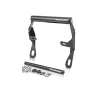 Soporte para GPS De Motocicleta para Yamaha NMAX 155, 125, NMAX155 Tech MAX (2025-) para Smartphone Movil GPS Adaptador(Negro 1)