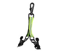 Soporte para guantes de bomberos - Soporte para guantes de bomberos para guantes, clip para guantes, clip doble, correa de guante de bomberos fácil de usar de tejido de nailon