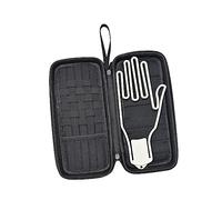 Soporte para guantes de golf, bolsa de almacenamiento para guantes de golf, regalo para teléfono para hombres y mujeres golfistas, Black, 13cmx27cmx5.5cm