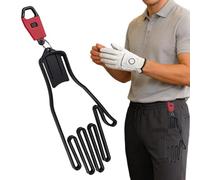 Soporte para guantes de golf, estante de secado universal de 4.5 x 4.2 x 1.35 pulgadas con accesorio para llavero, organizador de gancho de mano de entrenamiento, cursos de práctica de conducción, al
