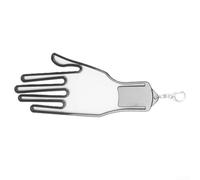 Soporte para guantes de golf para hombres y mujeres jugadores para secar y mantener la forma con soporte portátil de clip en varios colores (negro)