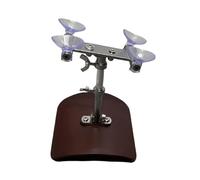 Soporte para guitarra clásica, sistema de sujeción, base estabilizadora, soporte seguro para instrumentos, textura de metal, almohadilla ergonómica con soporte de ventosa