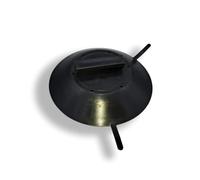 Soporte para guitarra Efél - Pieza de recambio: ventosa - Tamaño: Ø 7,2 cm - Negro - Sujeción segura para guitarras de concierto y acústicas