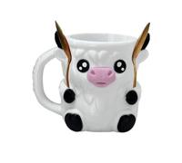 Soporte para helado de vaca Highland impreso en 3D, diseño divertido para taza de helado de 16 oz, regalo reutilizable