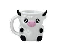 Soporte para helado de vaca Highland impreso en 3D, diseño divertido para taza de helado de 16 oz, regalo reutilizable