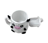 Soporte para helado de vaca Highland impreso en 3D, diseño divertido para taza de helado de 16 oz, regalo reutilizable
