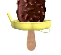 Soporte Para Helado | Fundas Reutilizables Seguras Para | Soporte Para Paleta Con Pajita - Reutilizable para Verano Días Calurosos Aire Libre Viajes Postres Yogur Chicos y Chicas