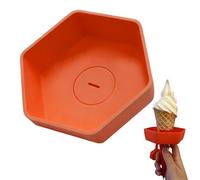 Soporte para helado para niños - Silicona Holder | Drip Free Ice Cream Stand | Leak-Proof Anti-Dirty Hand Hòlder, Reusable Food Grade Silicona, For Parties Picnics Home Summer Outdoor