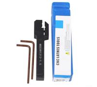 Soporte para herramientas de corte de ranura de torno para MGMN150 MGEHR1212 1 5 mano derecha 12 mm vástago 100 mm longitud con 2 llaves adecuado para metal general