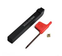 Soporte para herramientas de torneado de torno izquierdo SCLCL1212H06 12 x 100 mm con inserto de carburo CCMT0602 para mecanizado CNC, herramienta de sujeción de acero de aleación