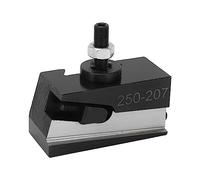 Soporte para herramientas de torneado, soporte de poste de herramienta de cambio rápido, aleación de 40 g, columpio de torno de 10 a 15 pulgadas, adecuado para cuchillas diagonales y en forma de T