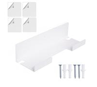 Soporte para hierro - Arquitectura White Vanity, de desplazamiento vertical del instrumento geométrico de 9,84 pulgadas, componente de fijación de doble montaje con tornillo y na
