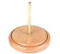 Soporte para hilo de madera, soporte para hilo de hilo, soporte para hilo, mecanismo de de metal avanzado, enrollador de hilo, soporte, bola, organizador de costura para tejer, bordado, hilo,