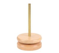 Soporte para hilo de madera, soporte para hilo de hilo, soporte para hilo, mecanismo de de metal avanzado, enrollador de hilo, soporte, bola, organizador de costura para tejer, bordado, hilo,