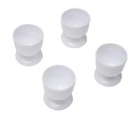 Soporte para hueveras para huevos hervidos para huevos hecho de plástico resistente al calor, adecuado para calentar para colocar huevos después de hervir (4 piezas)