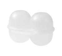 Soporte para huevos, bandeja de huevos, organizador de huevos, dispensador de huevos portátil, dispensador de huevos para camping, picnic y viajes, ahorra espacio, con 2 rejillas, cartón de huevos