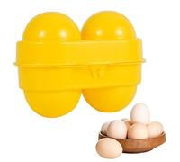 Soporte para huevos para acampar - Portador de contenedores de huevos 2 Girds Camping Holder | de almacenamiento de de protección a prueba de golpes con dispensador de de bandeja de para