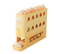 Soporte para huevos para , dispensador de huevos rodante automático, estante reutilizable de 3 capas, bandeja de conservación de alimentos de cocina para mamá, ama de casa, abuela