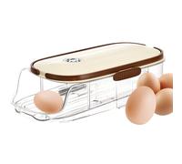Soporte Para Huevos Para Frigorífico - Almacenamiento En La Puerta Lateral Del Frigorífico, Organizador Portátil Estable Para Huevos Con Ruedas | Dispensador Multifuncional Que Ahorra Espacio Para Ref