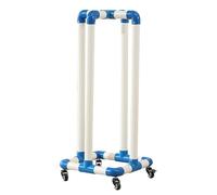 Soporte para Hula Hoop Estante con Ruedas para Aros de Hula Hula, Carrito ensamblado para círculo de Fitness, Soporte para Anillos de Gimnasia, Soporte para colección móvil(23.6in/60cm)