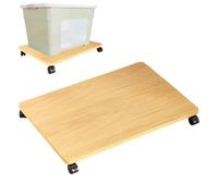 Soporte para impresora de debajo del escritorio - Organizador multiusos, para impresora con 4 ruedas giratorias, estantería para máquina resistente para lavadora, porta implantación, maleta