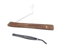 Soporte para Incienso de Madera de Sándalo - 2 Quemadores de Incienso