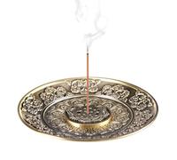 Soporte para Incienso, Soporte de Varilla de Incienso Cono, Quemador de Incienso de Cobre Disco de Plato, Incense Stick Holder, Incienso Soporte Metal, Porta-Incienso para Dormitorio, Oficina