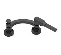 Soporte para Indicador de Dial, 8 mm, Base Semirredonda, Varilla Curva para Medición