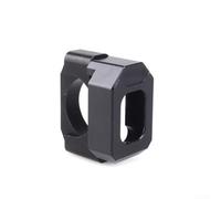 Soporte para indicador de marcha para motocicleta, aluminio, 22 - 28,6 mm, accesorios de montaje, color negro, para visibilidad del tablero