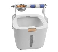 Soporte para inodoro con cubo, soporte de entrenamiento para pájaros, perca para defecación específica - SCAKEET -PAW - Soporte de lijado para maduración de loros, estación de escalada