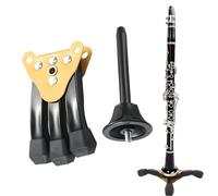 Soporte para instrumentos de viento,Soporte para instrumentos de viento | Soporte de clarinete portátil, , fácil de usar, impermeable, resistente, para clarinete, flauta, oboe Cenmoo