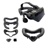 Soporte para Interfaz Facial VR, Almohadilla de Recambio la Cubierta Facial de Las Gafas para Valve Index, Almohadilla Nasal antiderrames y Cubierta Protectora para Las Lentes. (Juego de Seis Piezas)