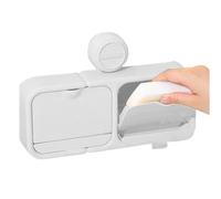 Soporte para jabón sin Taladro, de Almacenamiento de succión Fuerte montada en la Pared, Organizador Resistente al Agua para Ducha, Fregadero, bañera, sostiene jabón, maquinilla de Afeitar